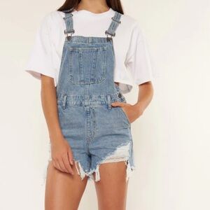 Nature Denim Veronica Cut Off Jean Shortalls
